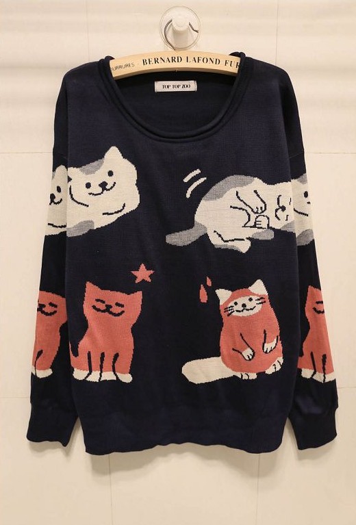 Tabby Cat Sweater on Luulla