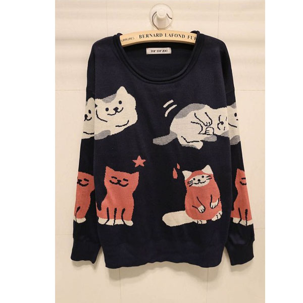 Tabby Cat Sweater on Luulla