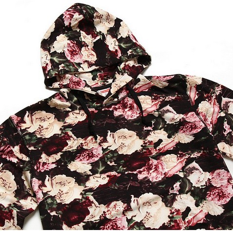 Rose Floral Punk Harajuku Sweatshirts on Luulla